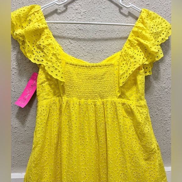 Lilly Pulitzer Asteria Eyelet Babydoll Dress in Daisy Dreams NWT Size 2 - Picture 11 of 13